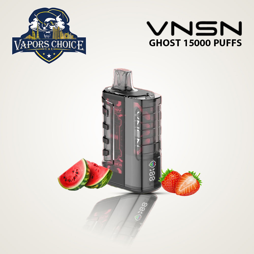 VNSN Ghost (50mg) 15000 PUFFS - DISPOSABLE VAPE Strawberry Watermelon UAE Ajman